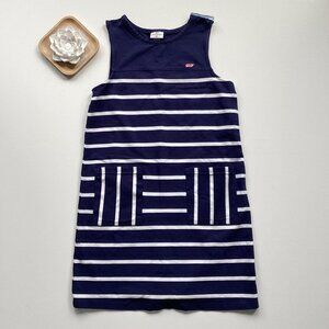 Vineyard Vines Navy Striped Dress